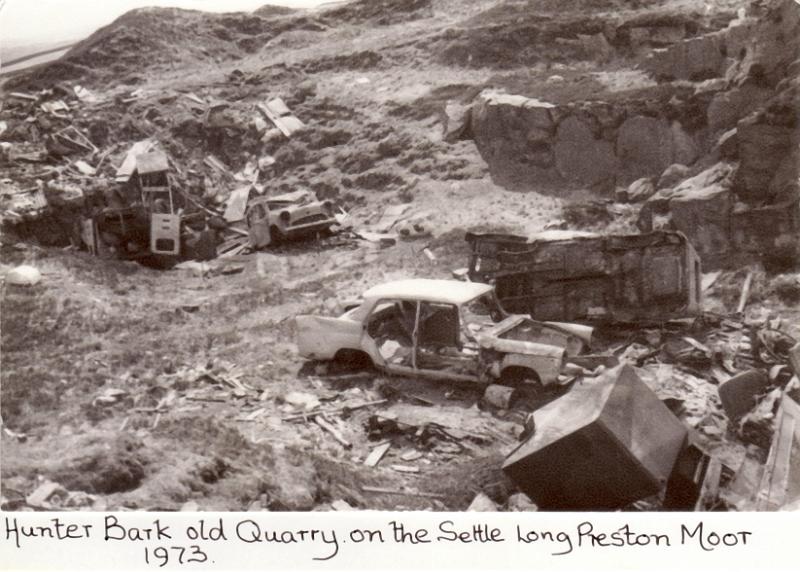 Hunter Bark Quarry 1973.JPG - Hunter Bark Old Quarry in 1973See the next picture of the quarry after it was cleaned up.